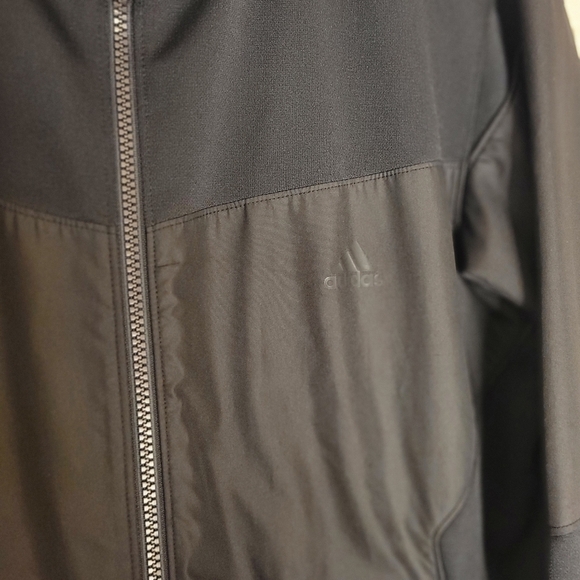 Adidas MEN'S CLIMALITE JACKET BLACK SIZE M - Picture 10 of 11